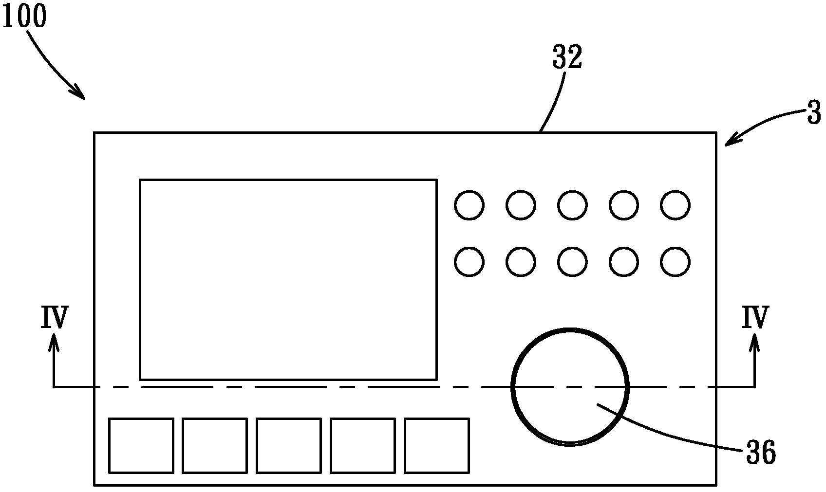 Concentric glowing knob structure and loudspeaker with knob structure