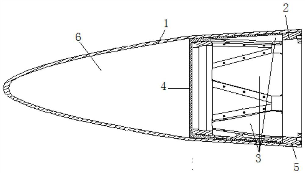 Conformal Active and Passive Radar Seeker Radome and Forming Method