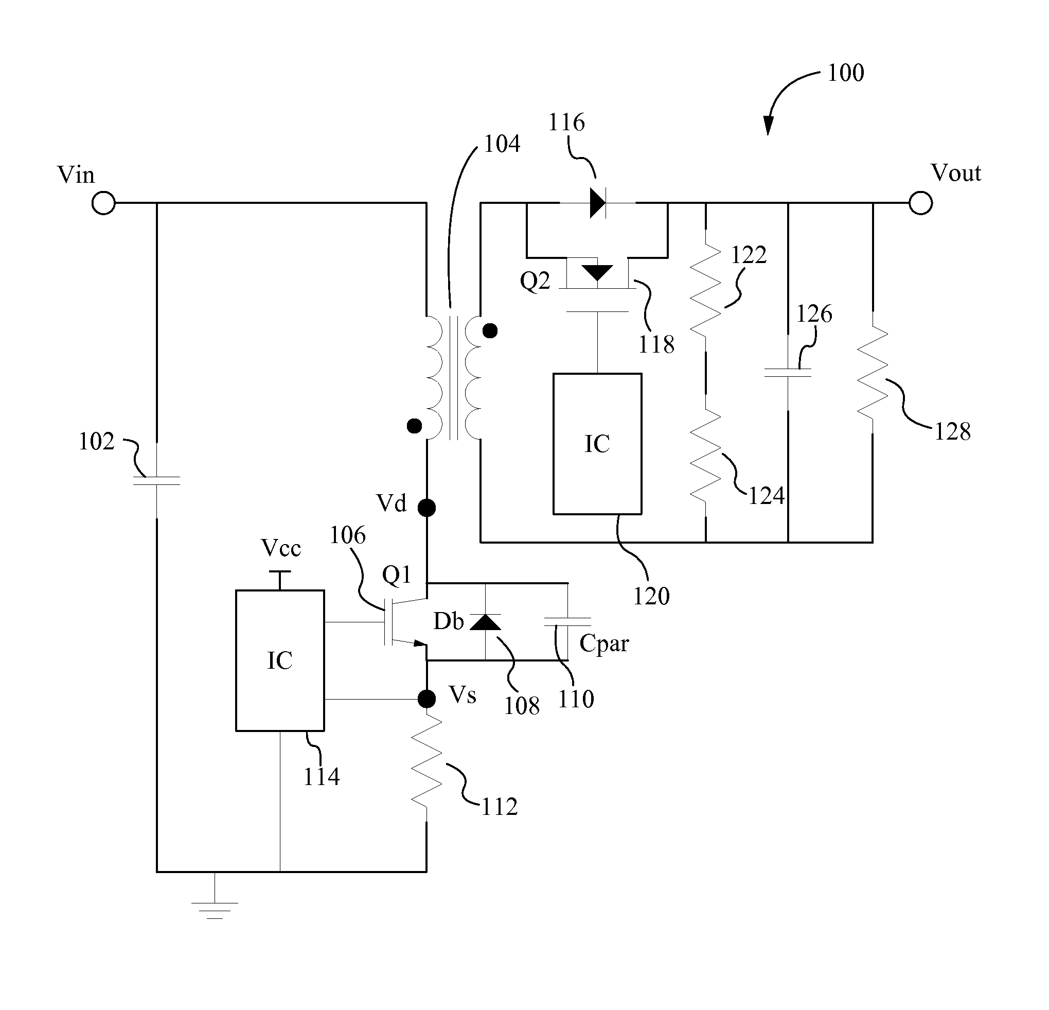 Control method to reduce switching loss on MOSFET