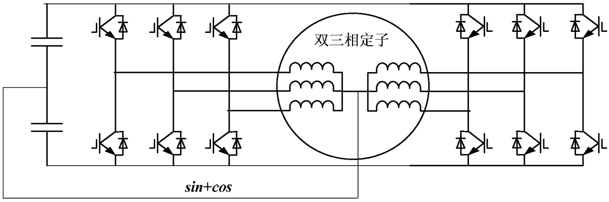 Dual three-phase synchronous motor and harmonic magnetic field oriented brushless excitation method thereof