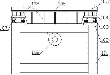 High-frequency vibration casting mold of conical sand maker breaking wall and casting process