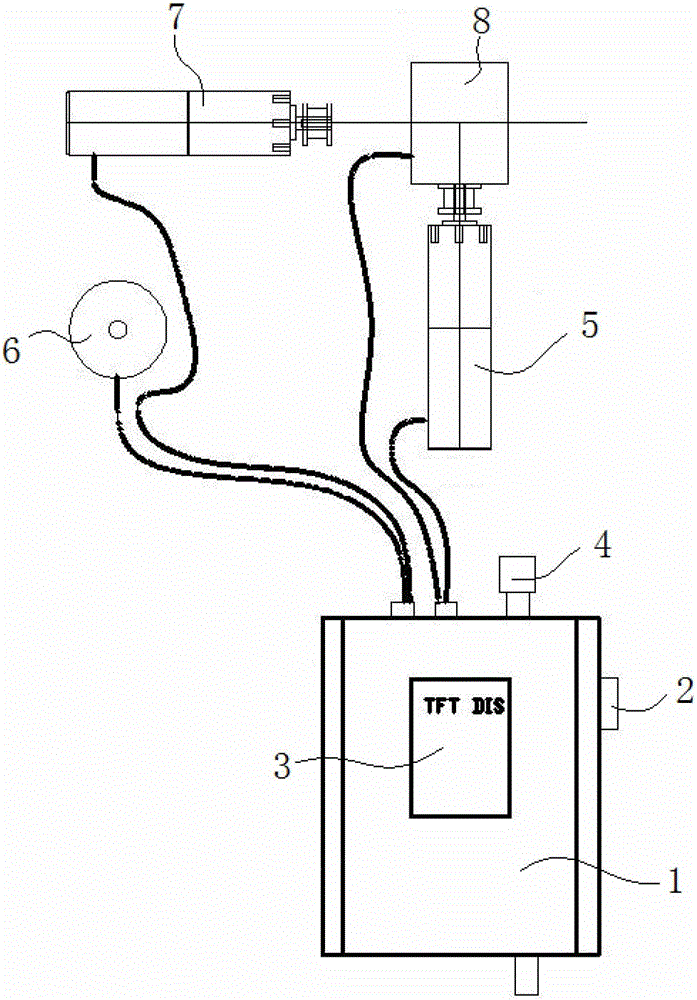 Aerial shooting holder controller of aircraft and control method thereof