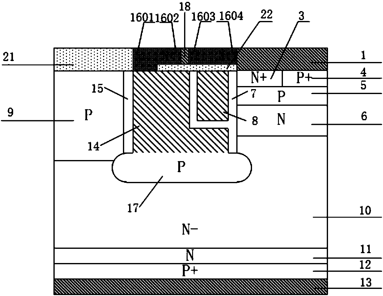 CSTBT device and manufacturing method thereof