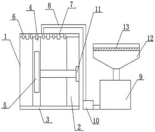 Automatic solar panel cleaning device for photovoltaic plant