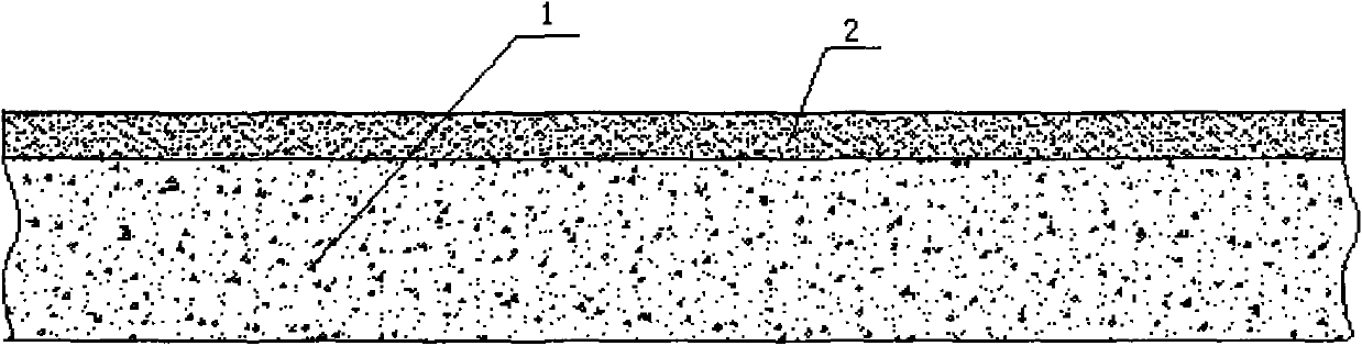 Process for manufacturing fiber reinforced rib-containing composite board by adopting spreading method