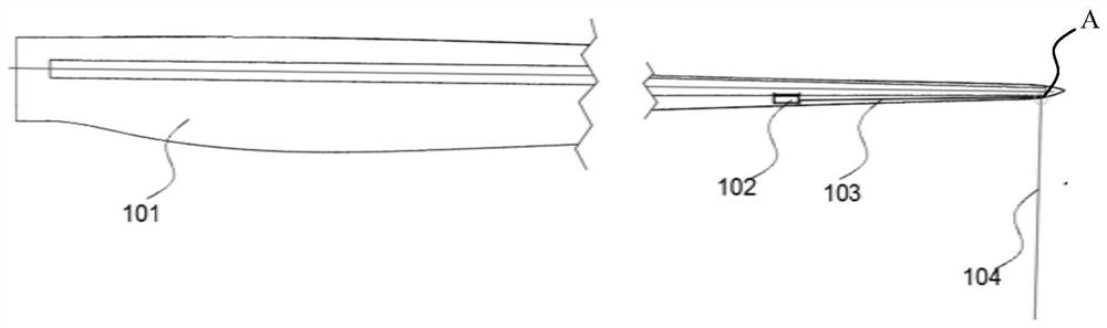 A method and device for adjusting the position of the center of gravity of a wind turbine blade