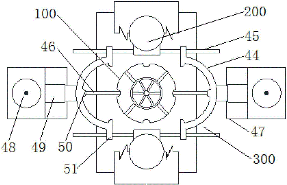 Device suitable for ring shear test and soil sample preparation of vertical shearing surface