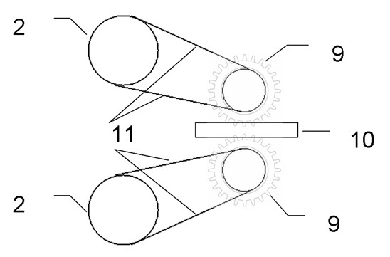 Wind power or hydraulic power generation device