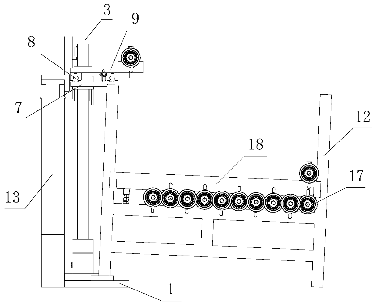 Automatic transfer equipment based on hydraulic cylinder assembly line