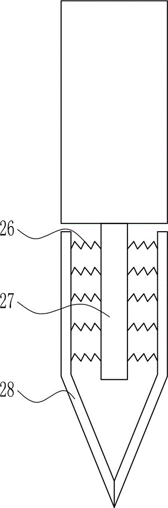 Building residual sandstone rapid filtering and impurity removing device