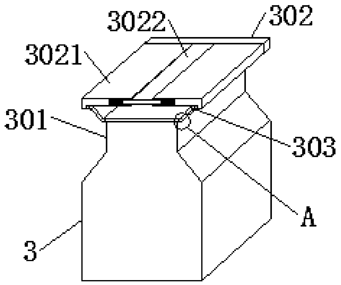 Device for preventing reversible lane separation guardrail from displacement deflection