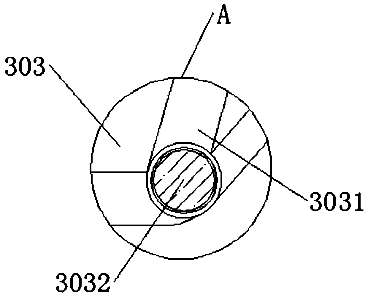 Device for preventing reversible lane separation guardrail from displacement deflection