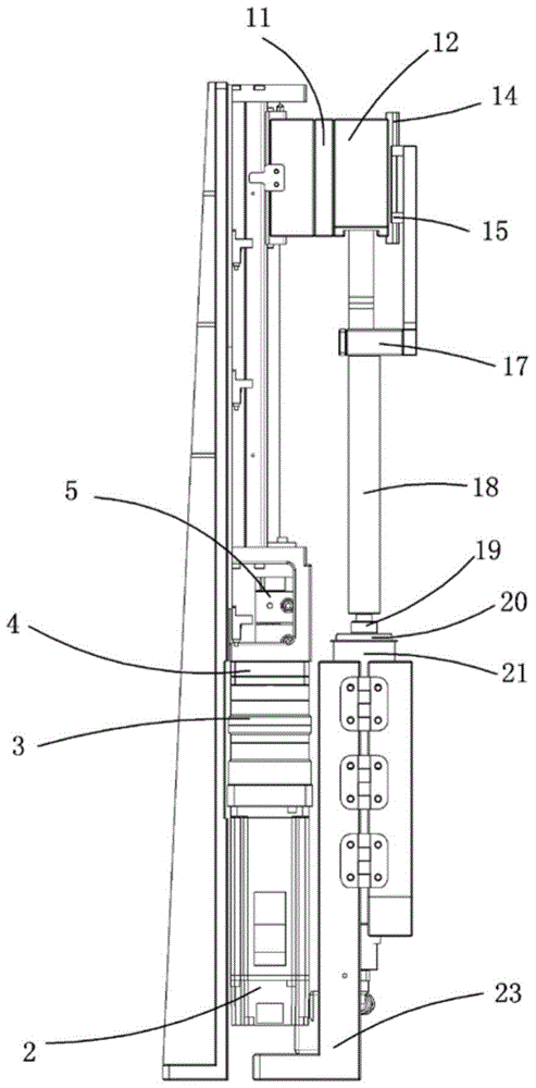 A dispensing pressurizing mechanism