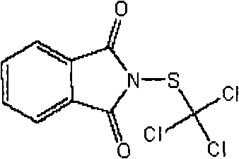 Industrialized cleaning production process of captan