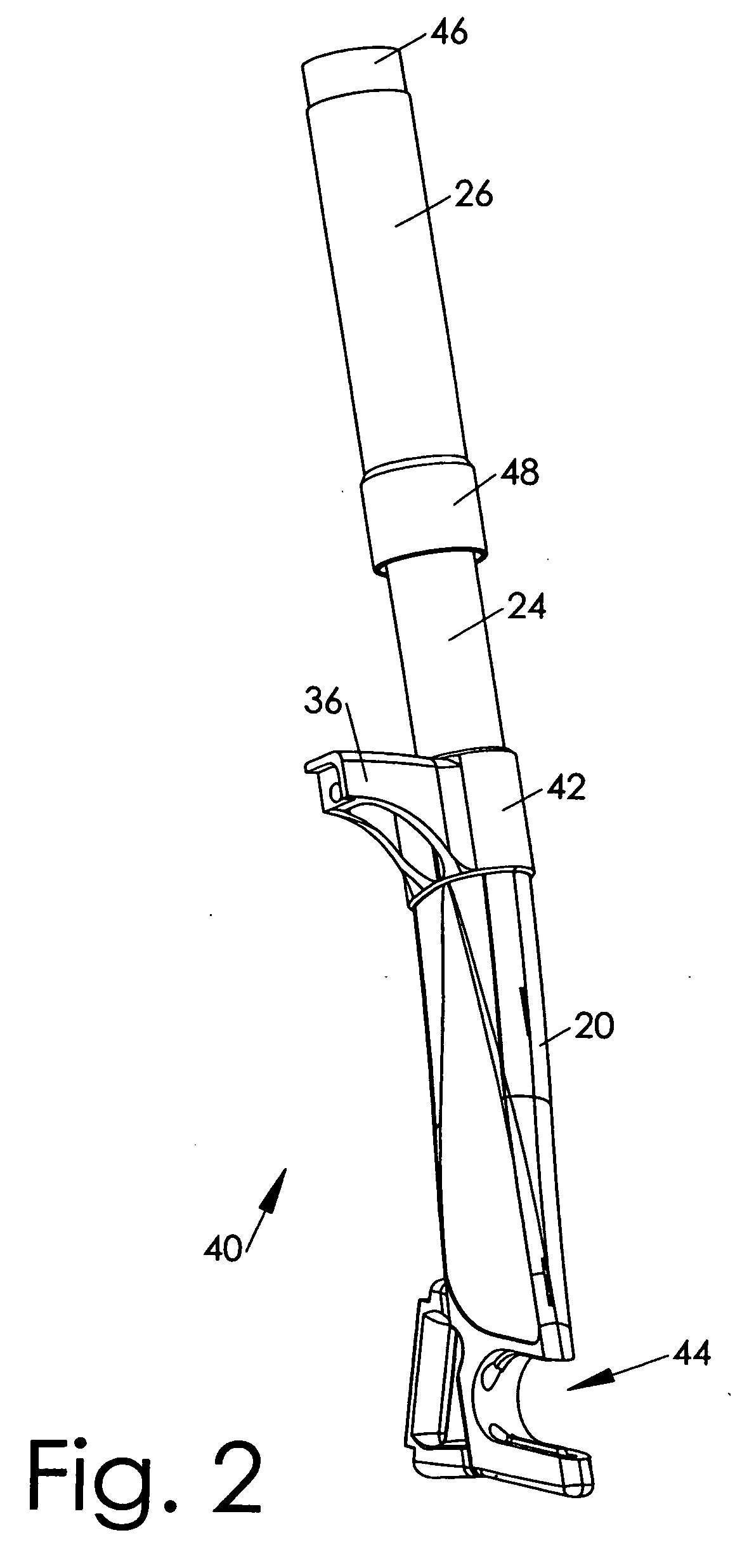 Motorcycle fork bottom which is stiffer front-to-back than side-to-side