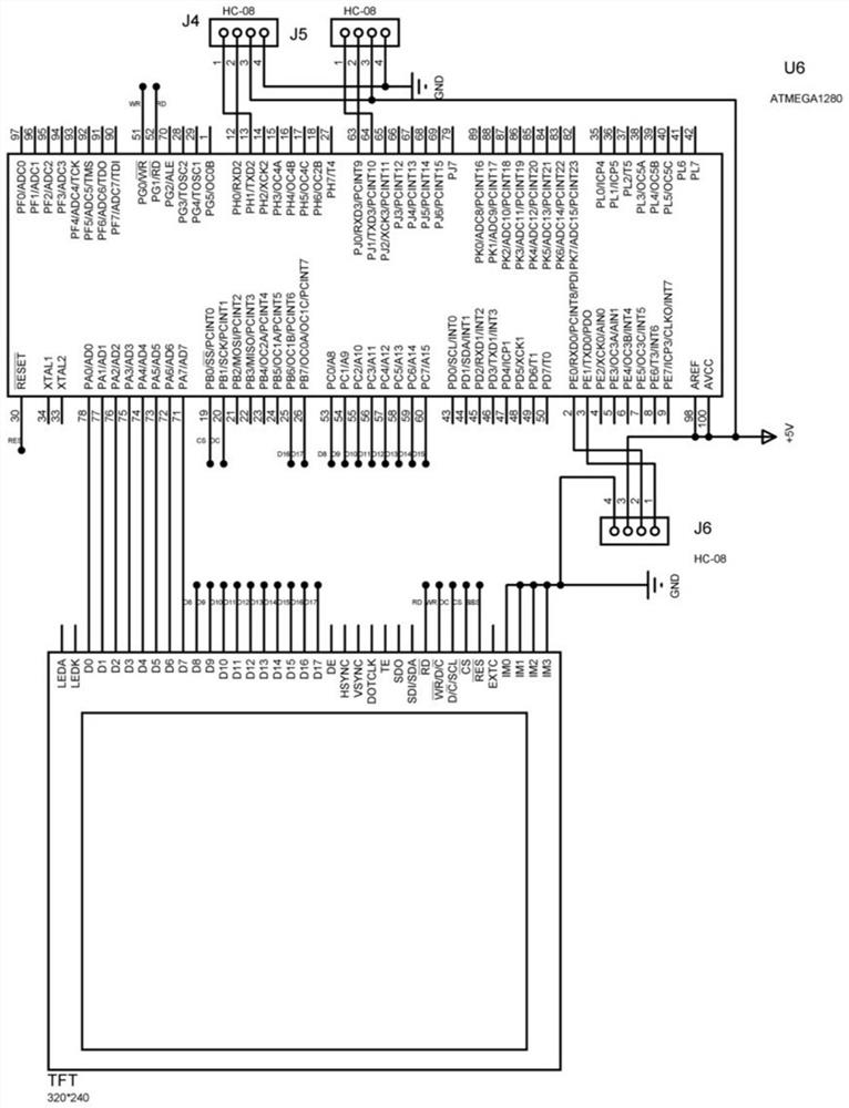 A plantar pressure wireless acquisition and display circuit and method thereof