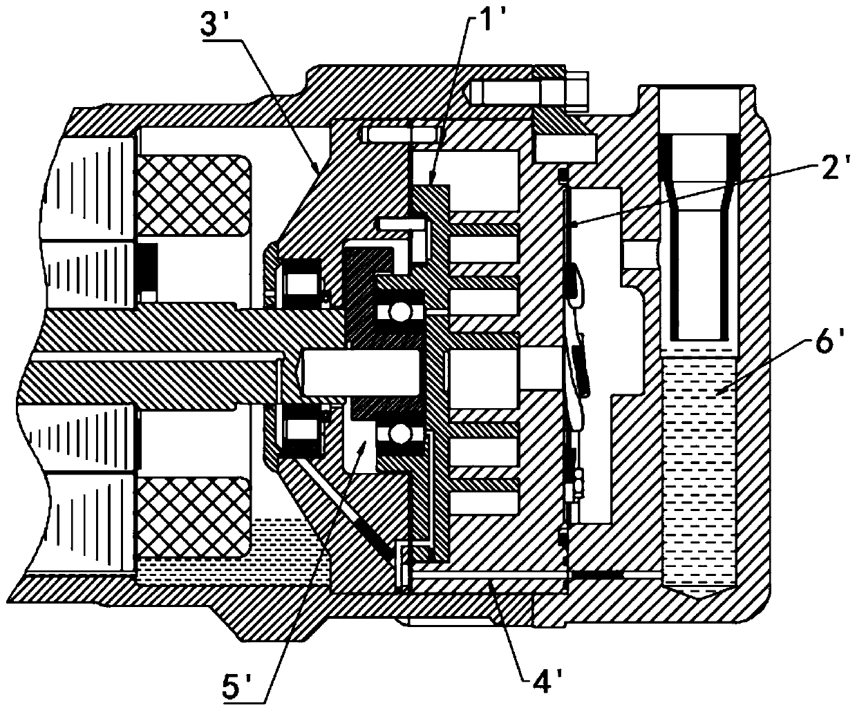 Oil way structure and scroll compressor