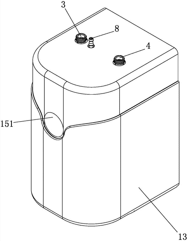 Closed type water boiler