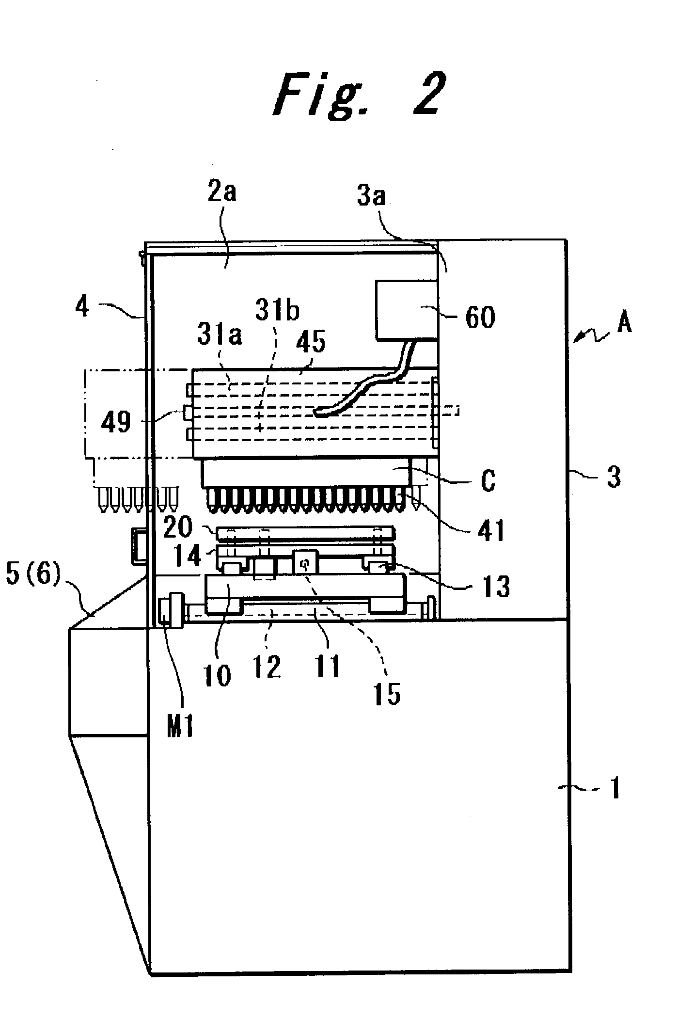 Apparatus for manufacturing stacked type electronic part