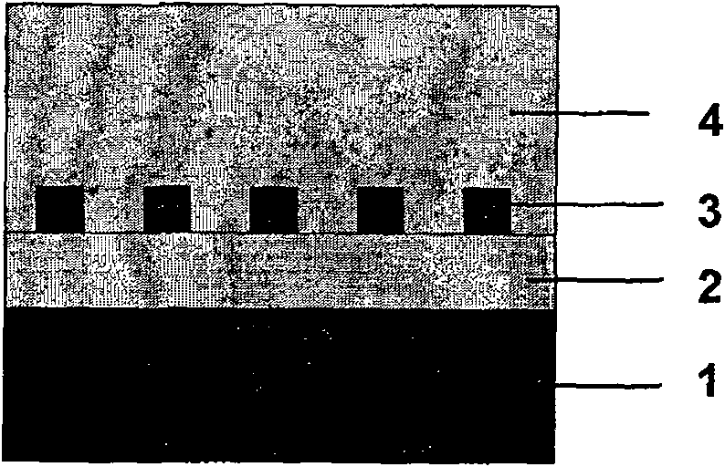 Growth of SiO2 nanometer mask in gallium nitride film by HVPE method and method thereof