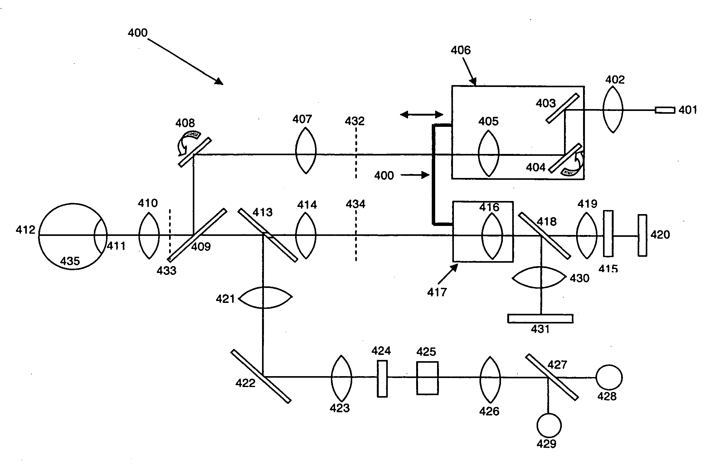 Optical apparatus and method for comprehensive eye diagnosis