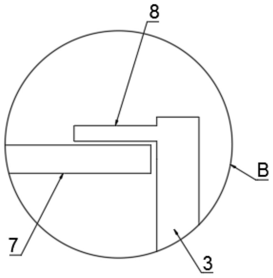 Anti-overheating garbage placing device