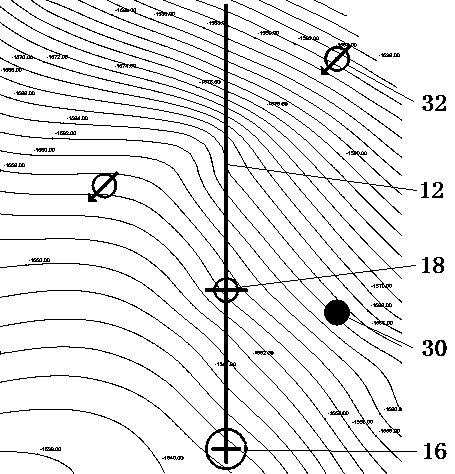 A geosteering method for the kick-off section of a horizontal well