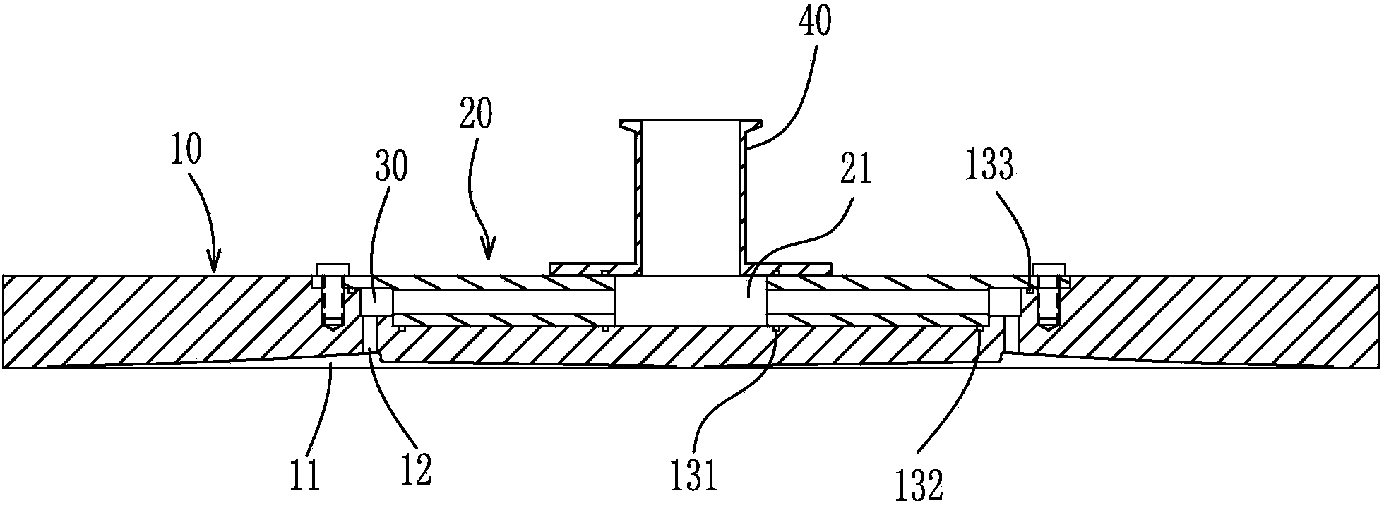 Liquid distributor with two stages of runners for chromatographic column