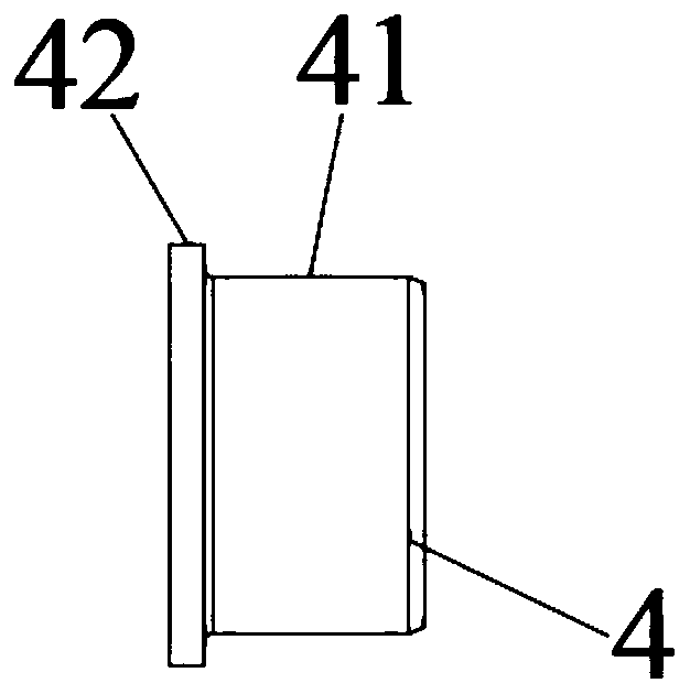 Bushing connection structure of air conditioner compressor support