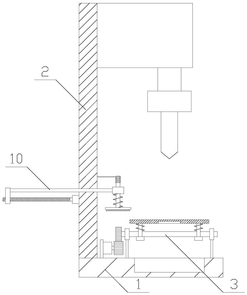 Drilling equipment for mold production