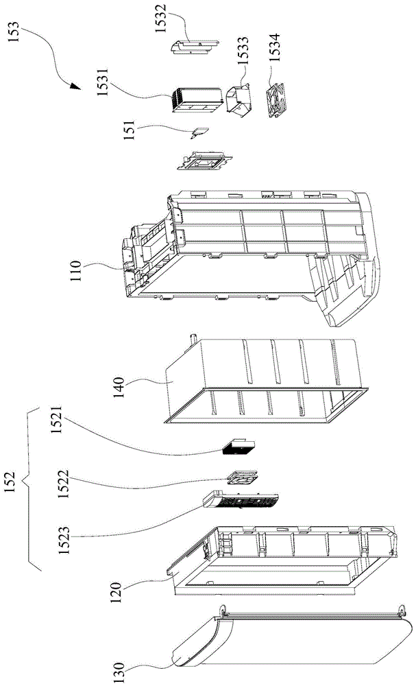 vertical air conditioner indoor unit