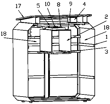 Intelligent garbage recycling cabinet and garbage recycling method