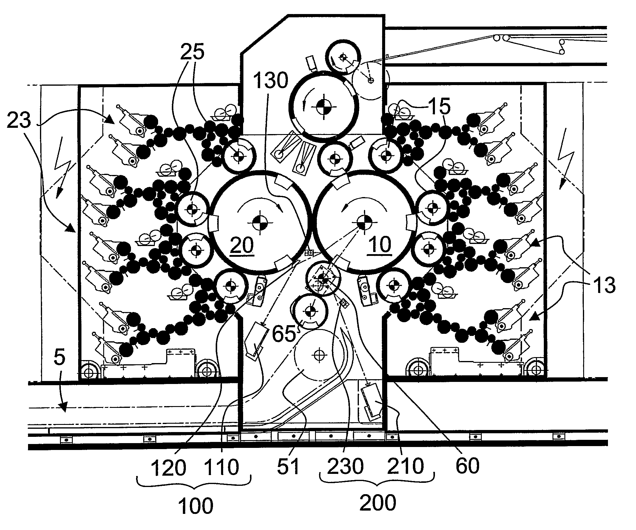 Inspection System for a Sheet-Fed Recto-Verso Printing Press