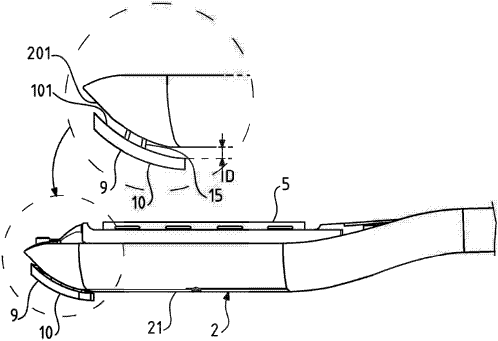 Hairstyling appliance having integrated thermal insulation means