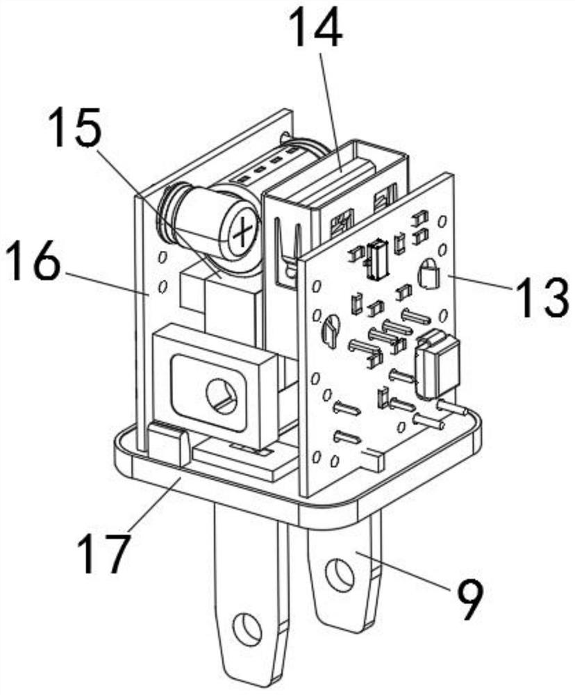 A waterproof and electric shock-proof power adapter