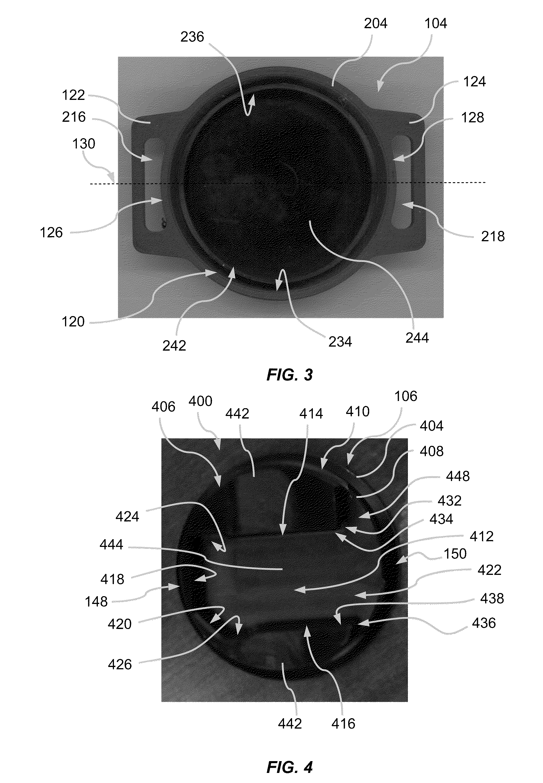 Reading mechanism for dosimeter