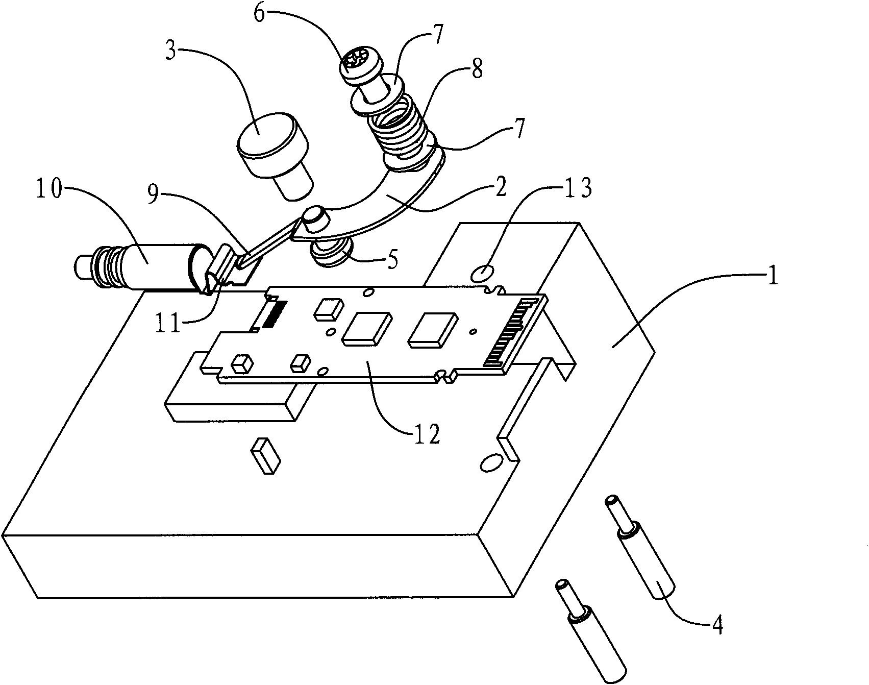 Device soft belt welding fixture