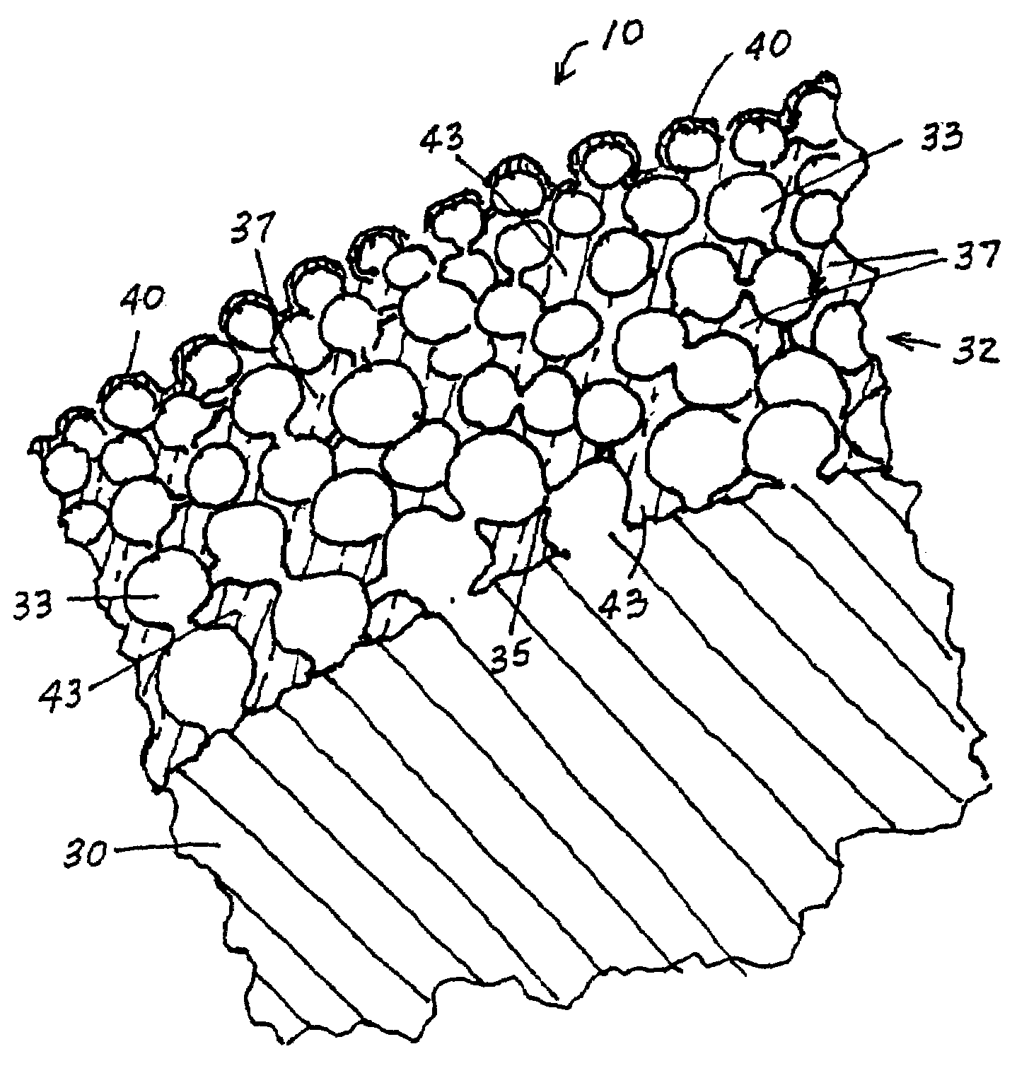 Drug-releasing stent with ceramic-containing layer