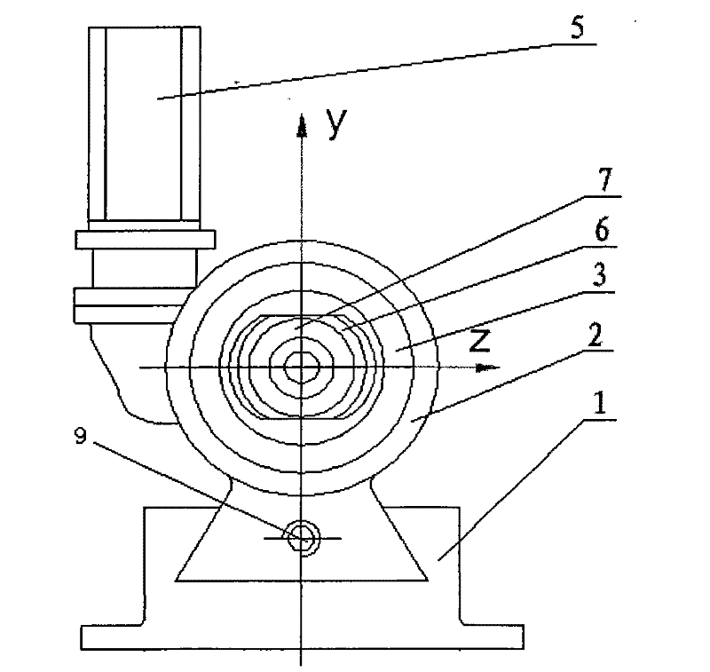 Cutter feeding device with controllable pressure angle