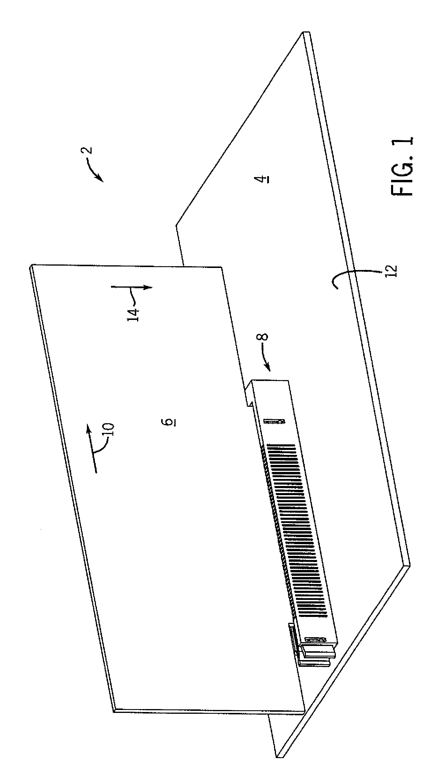 Zero insertion force connector assembly for circuit boards/cards