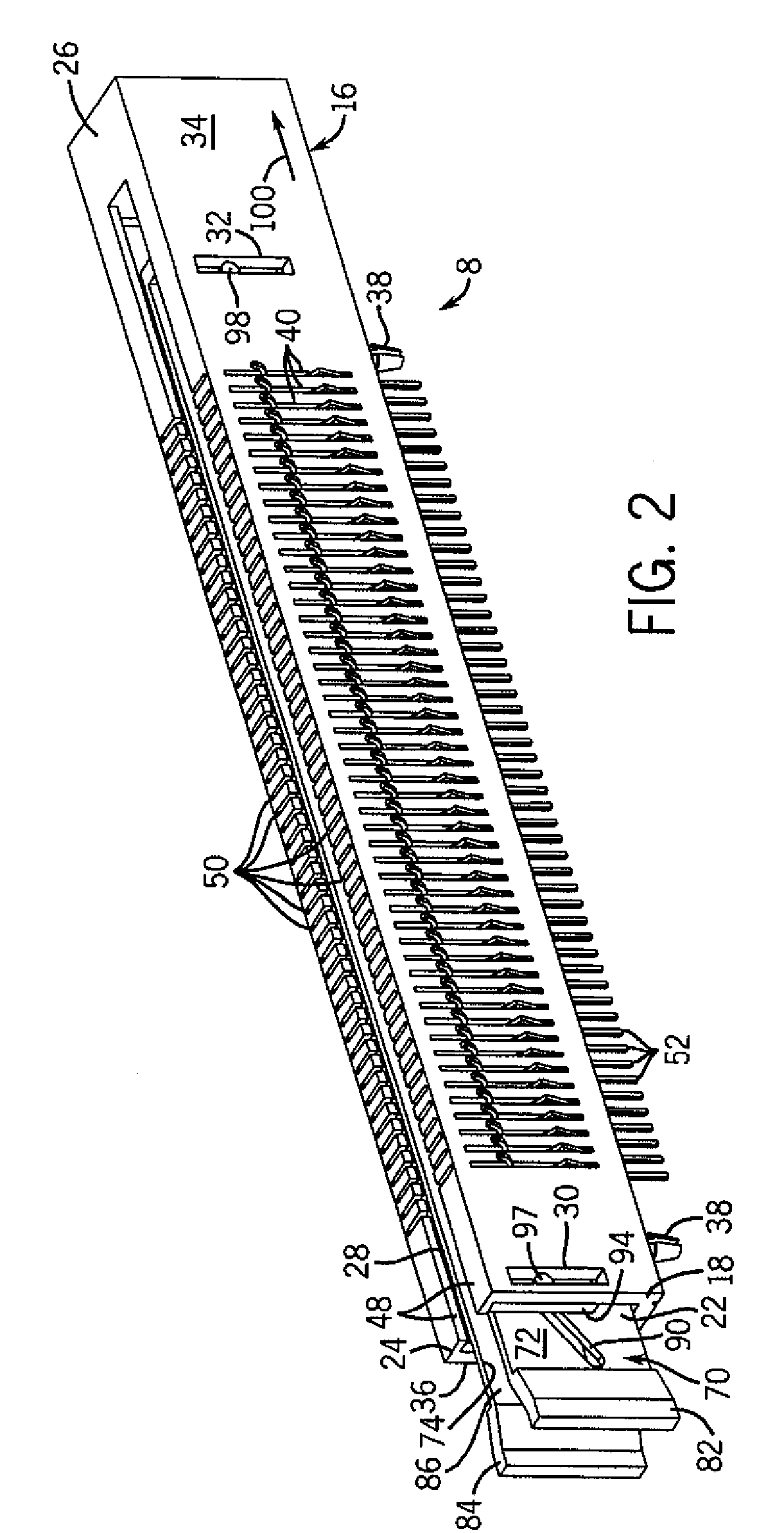 Zero insertion force connector assembly for circuit boards/cards