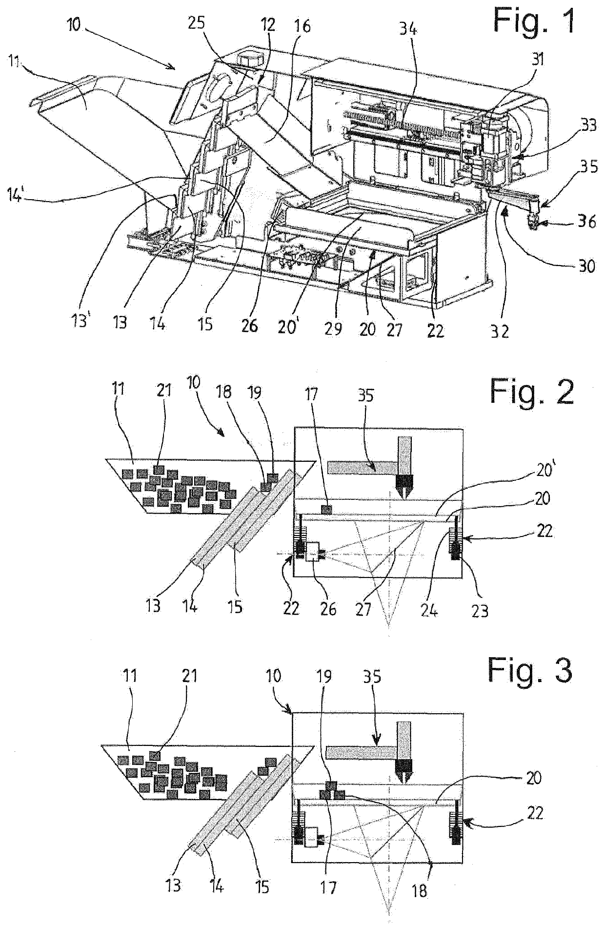 Method for conveying bulk materials, and device for carrying out the method