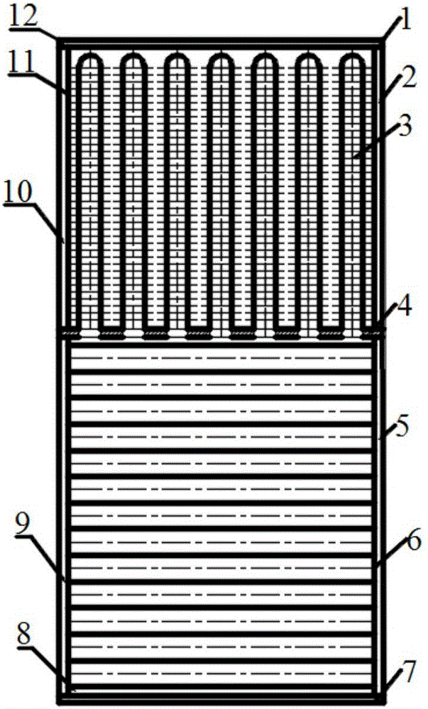 Waste gas afterheat recovery heat exchanger