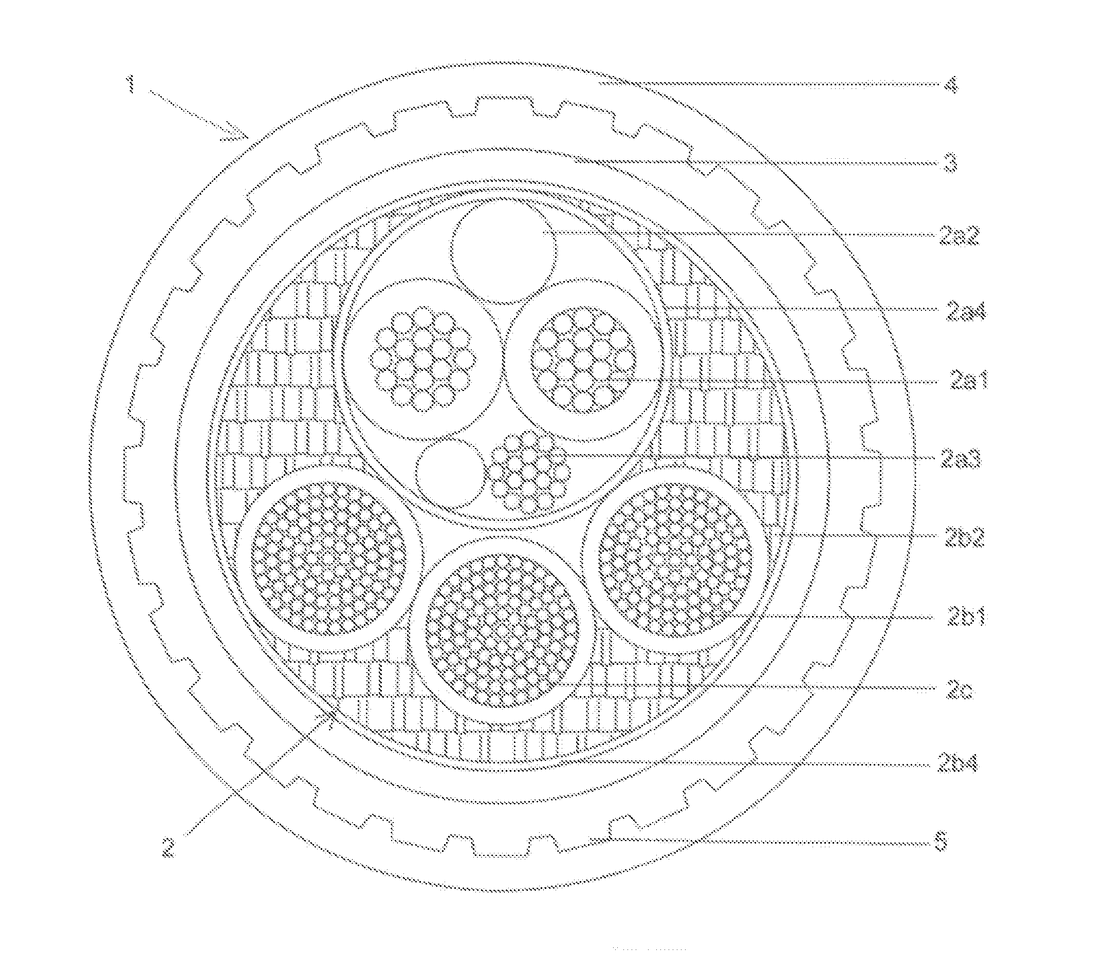 Cable for use in concentrated solar power installation