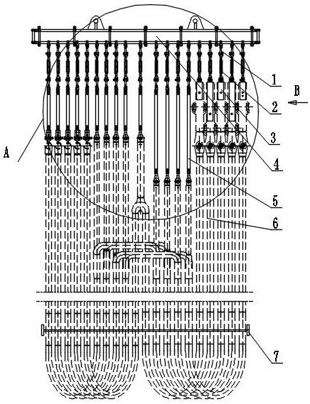 Universal ethylene cracking furnace coil hanging test equipment and test method