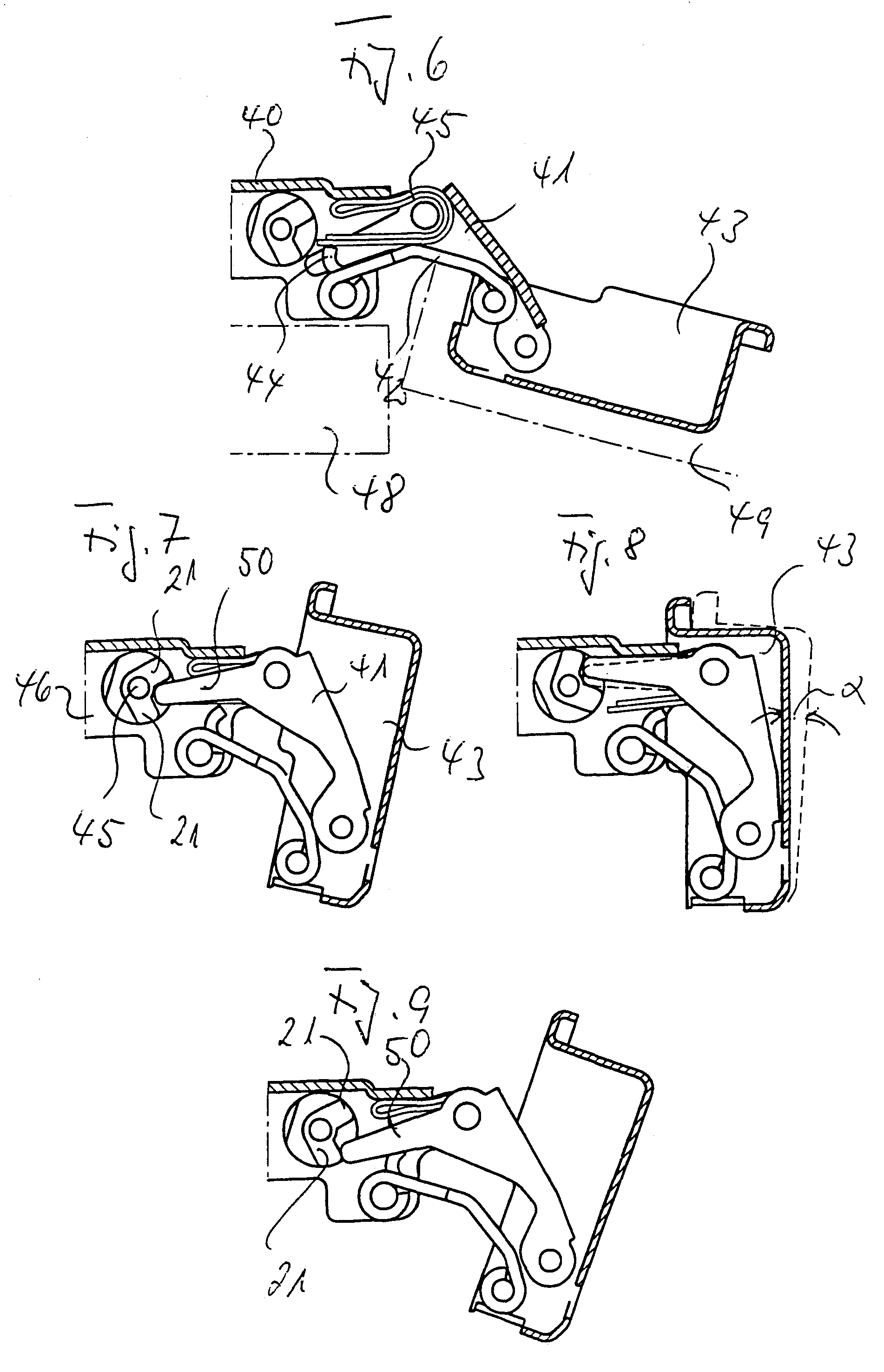 Pivot-action damper