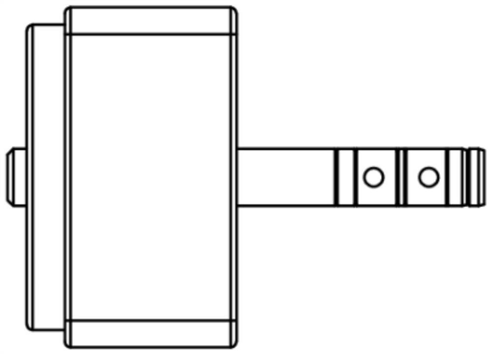 Rotor valve core of hydraulic 1D digital rotary valve