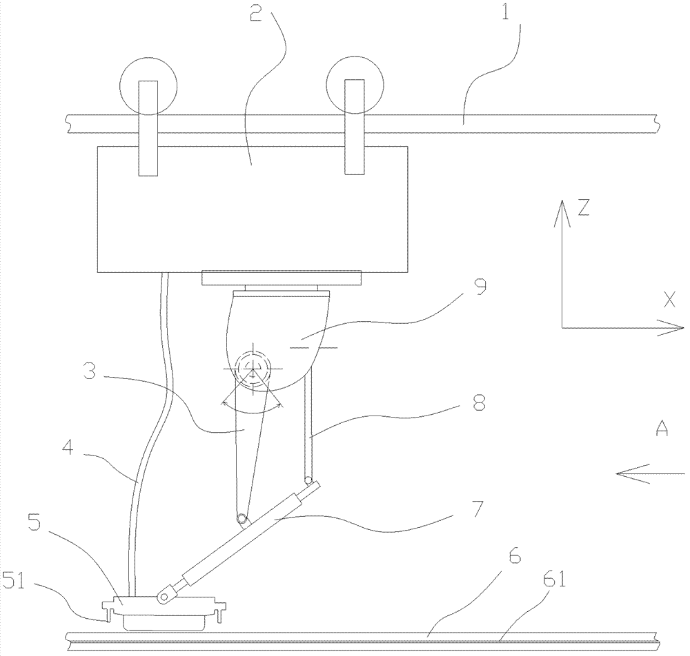 Passive mechanical arm collector