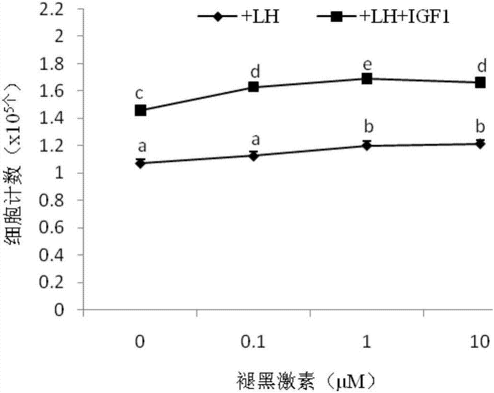 Bovine theca cell in vitro culture modifier and application thereof
