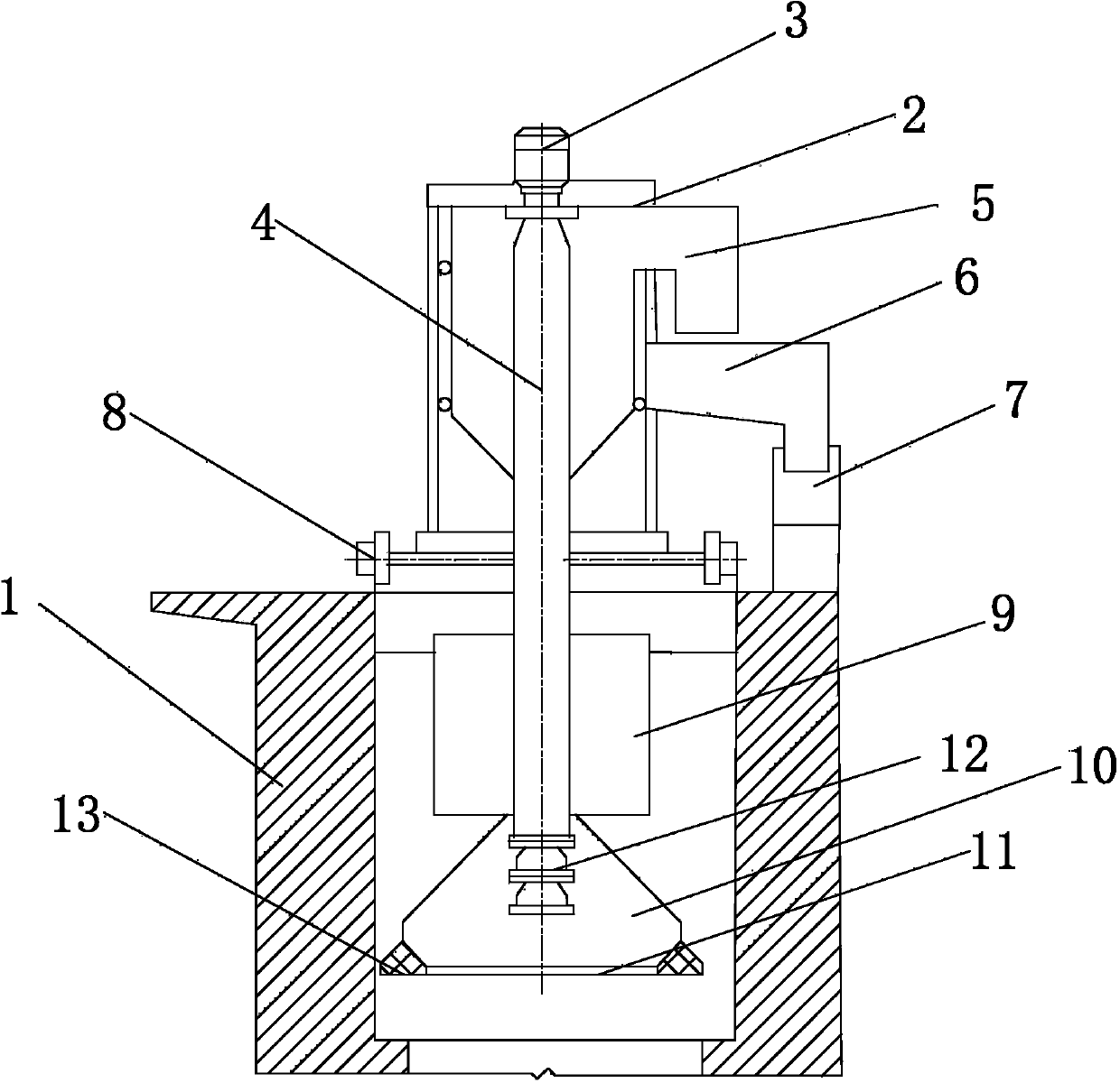 Movable hood flushing filter tank